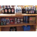 Assorted bottles of Celebration Ale and Jubilee Ale together with Budweiser Holiday steins,