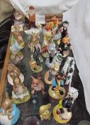 Beswick Fat Cat together with other cat band members,