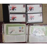 Sporting first day covers together with two other albums of first day covers