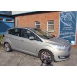 A Ford C-Max Titanium TDCI, MPV, 1499cc, Diesel, in silver registration number CP66 KXN,