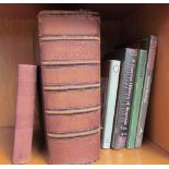 Webster's Dictionary together with books on Bronzes