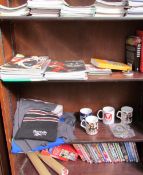 Assorted rugby programmes, mugs, clothing,