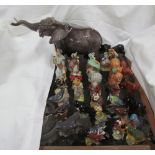 Royal Doulton dachshunds together with Beswick dachshunds,