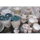 A Denby stoneware part dinner set together with a Royal Grafton part tea set, other part tea sets,