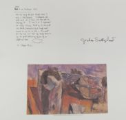 Graham Sutherland prints published by Wales Gas, together with a Christofle silver plated dish,