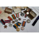 Two World War I medals including The British War medal and the Victory medal, issued to 71016 Pte.