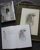 Raymond Ching Wedge-Tailed Eagle Preliminary pencil sketch Signed 51 x 35.