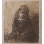 After James McNeill Whistler (1834-1903) "Little Arthur" A portrait of Arthur Charles Haden,