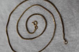 An 18ct yellow gold rope twist necklace, approximately 5.
