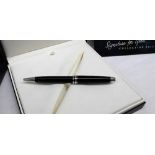 A Mont blanc Meisterstuck platinum line UNICEF signature for goodclassique ballpoint pen,