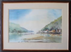 Arnold Lowrey A harbour scene Watercolour Signed and dated 1994 39.