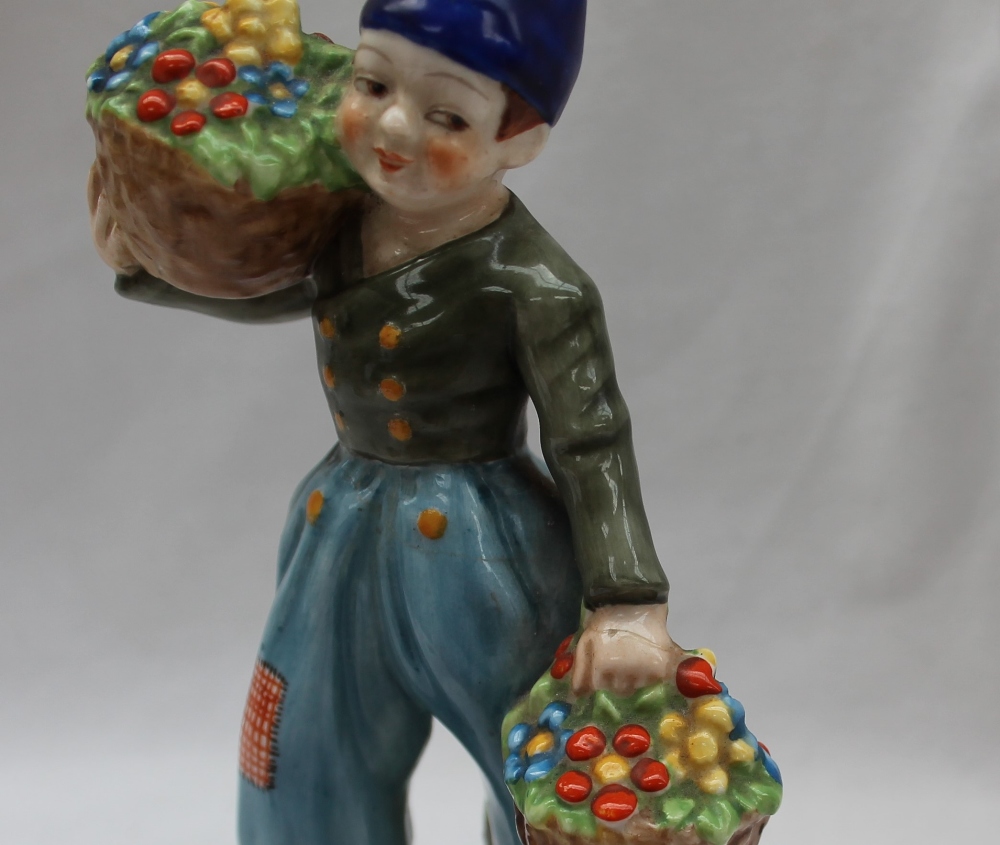 A Royal Worcester figure of a Dutch Boy, modelled by F.M. Gertner, No. - Image 3 of 5