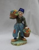 A Royal Worcester figure of a Dutch Boy, modelled by F.M. Gertner, No.