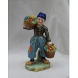 A Royal Worcester figure of a Dutch Boy, modelled by F.M. Gertner, No.