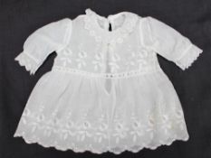 An Edwardian lace christening gown