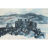After Sir Kyffin Williams Conwy Castle A limited edition print No.