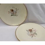 A pair of Mintons porcelain plates,
