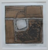 Islwyn Watkins RWS Limited edition etching with Collage, No.