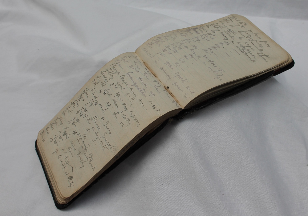 A WWI notebook issued to W. B. Reynolds 1323, Cheshire Field RE with his notes from Fri. - Image 5 of 7