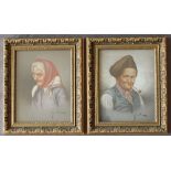 Marantonio Head and shoulders portrait of a gentleman smoking a pipe Oil on canvas laid onto
