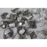 A collection of white metal coins 1908-1950's, the pre 1920 coins approximately 397 grams,