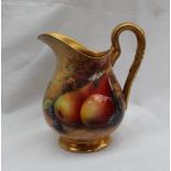 A Royal Worcester porcelain milk jug,