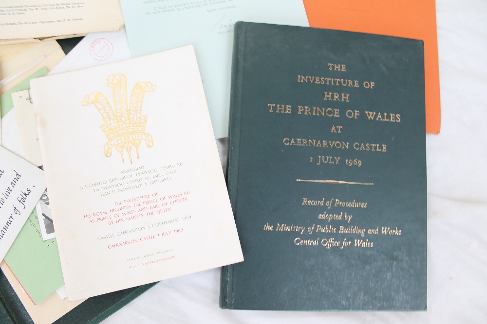 Assorted ephemera and photographs relating to the Investiture of His Royal Highness The Prince of - Image 6 of 7