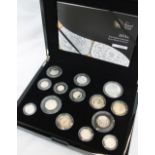 A 2011 United Kingdom Silver Proof coin set of fourteen,