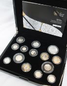 A 2011 United Kingdom Silver Proof coin set of fourteen,