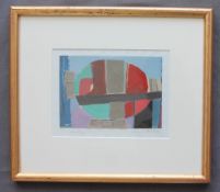 Islwyn Watkins When working Collage and acrylic Signed, dated 2003 and label verso 12.