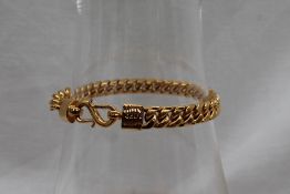 An Indian 22ct gold rope twist bracelet,