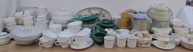 A Wedgwood Tiger Lily pattern part dinner and coffee set together with other part tea and dinner