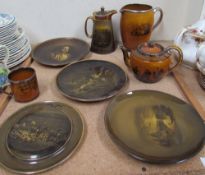 A quantity of Ridgways china, including from paintings by famous artists, plates, tea pot,