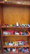 A collection of model vehicles,