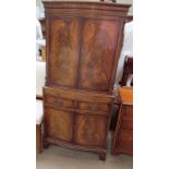 A 20th century mahogany drinks cabinet,