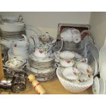 A Polish part coffee set and a part dinner set,