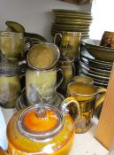 A large collection of Ridgways pottery including mugs,