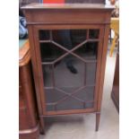 An Edwardian mahogany display cabinet,