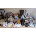 A Langley stoneware part dinner set together with a Royal Doulton part dinner set,
