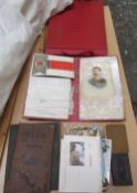 Assorted stamps and postcards etc