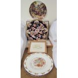 A Masons Ironstone Penang pattern plate together with Royal Doulton Bunnykins prints,