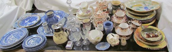 Assorted Royal Doulton series ware plates and bowls, together with part tea sets,