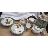A Wedgwood “Covent Garden” pattern part dinner and tea set