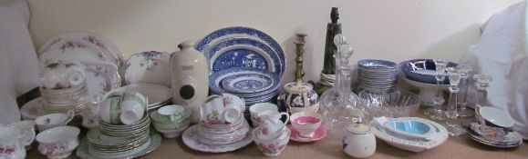 A Royal Albert Lavender Rose part tea and dinner service together with a Royal Vale part tea set,