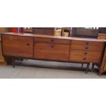 A mid-20th century teak sideboard