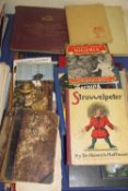 Assorted stamps and books including Struwwelpeter,