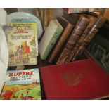 The Rupert Picture Story Book, together with other children's books, Shakespeare's plays,