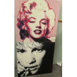 George Ioannou “Andy's girl” Limited edition giclee on canvas,