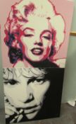 George Ioannou “Andy's girl” Limited edition giclee on canvas,