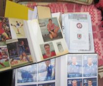 A collection of autograph books - mainly Cardiff City but other sports included